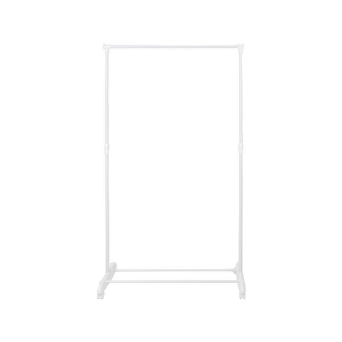 All Set 42 x 82 x 160cm Single Extendable White Garment Rack