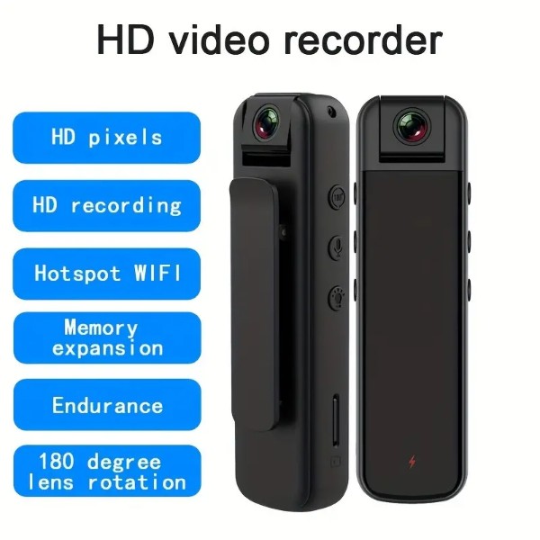 Tech WiFi Portable Camera With Clip