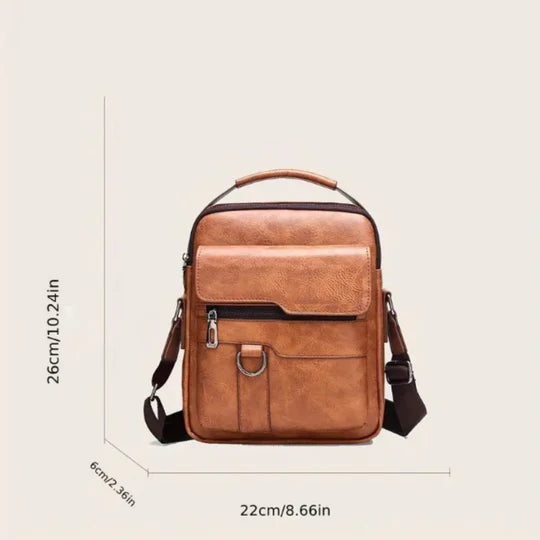 Bag Vintage Oil Wax Leather Bag Khaki