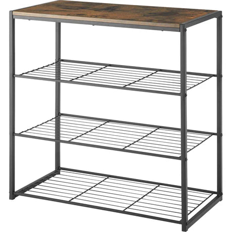 Shelving Whitmor Modern Industrial Shelves 4 Tier