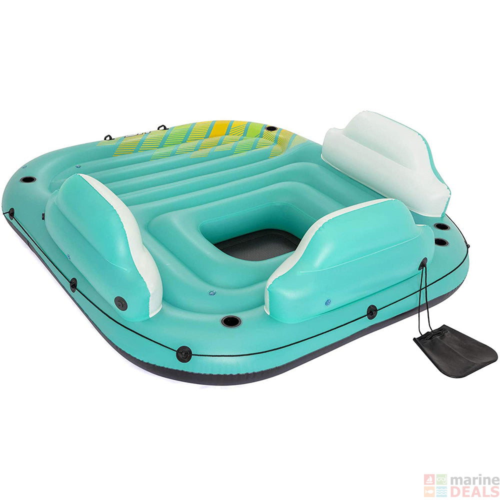 Outdoor Hydro-Force Sunny Lounge 5-Person Inflatable Island Lounge