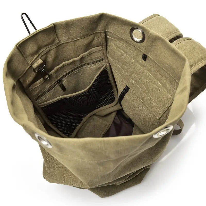Bag 1pc Fashion Large Capacity Travel Backpack Khaki - Medium