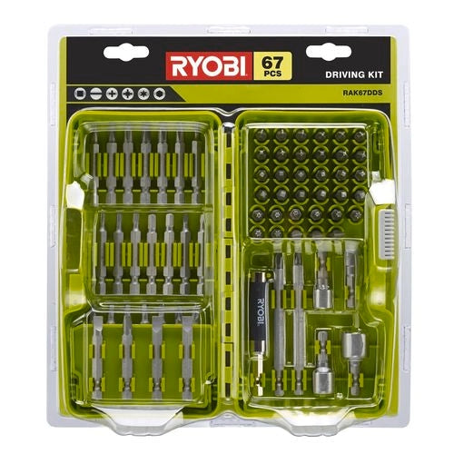 Tool Accessories Ryobi Drill Driver Bit Set 67pc