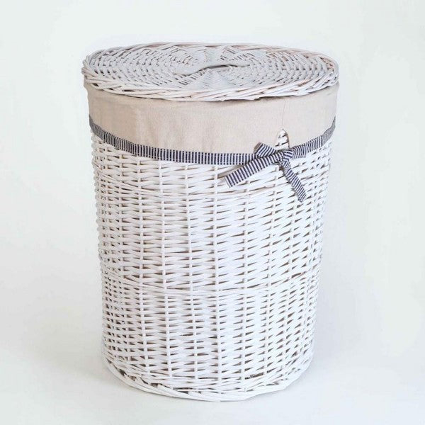 Laundry Salerno Laundry Hamper White Large