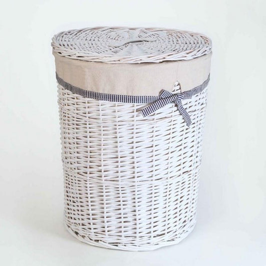 Laundry Salerno Laundry Hamper White Large