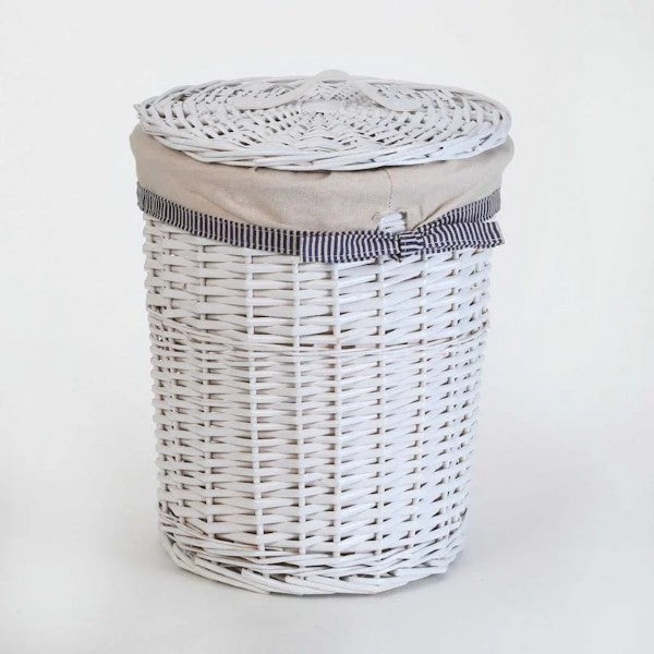 Laundry Salerno Laundry Hamper White Small