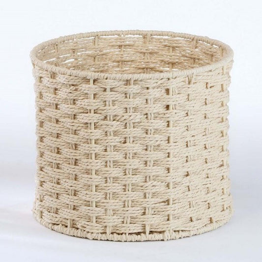 Home Soria Storage Basket Beige Round Small