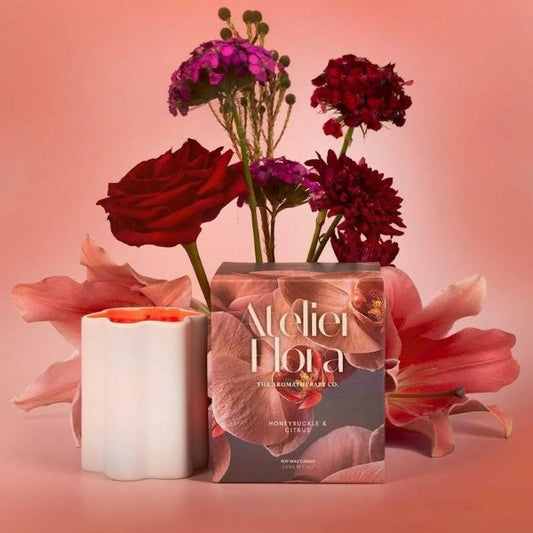 Home The Aromatherapy Co Flora Candle Honeysuckle & Citrus
