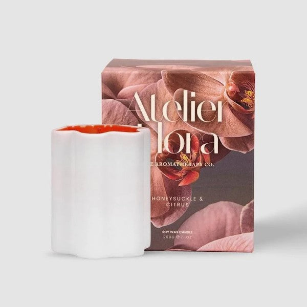 Home The Aromatherapy Co Flora Candle Honeysuckle & Citrus