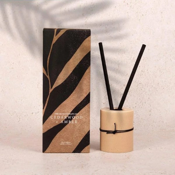 Home The Aromatherapy Co Desert Leaf Diffuser Cedarwood & Amber