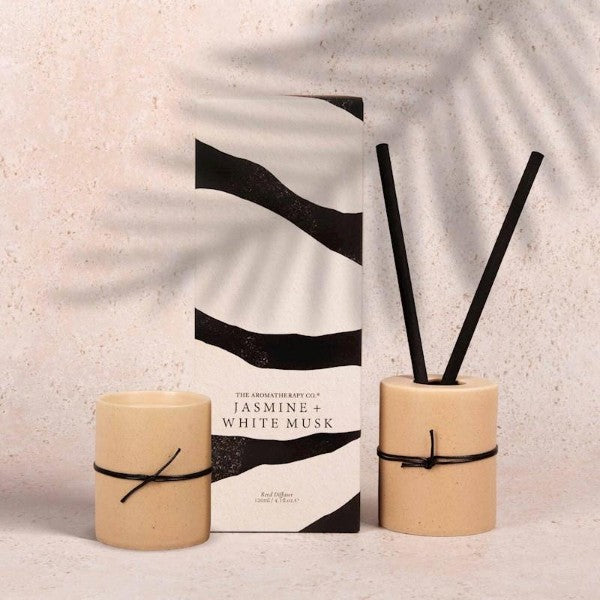 Home The Aromatherapy Co Desert Leaf Diffuser Jasmine &White Musk