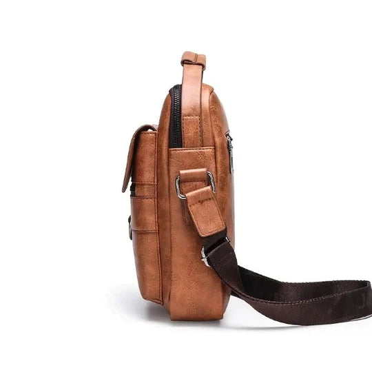 Bag Vintage Oil Wax Leather Bag Khaki