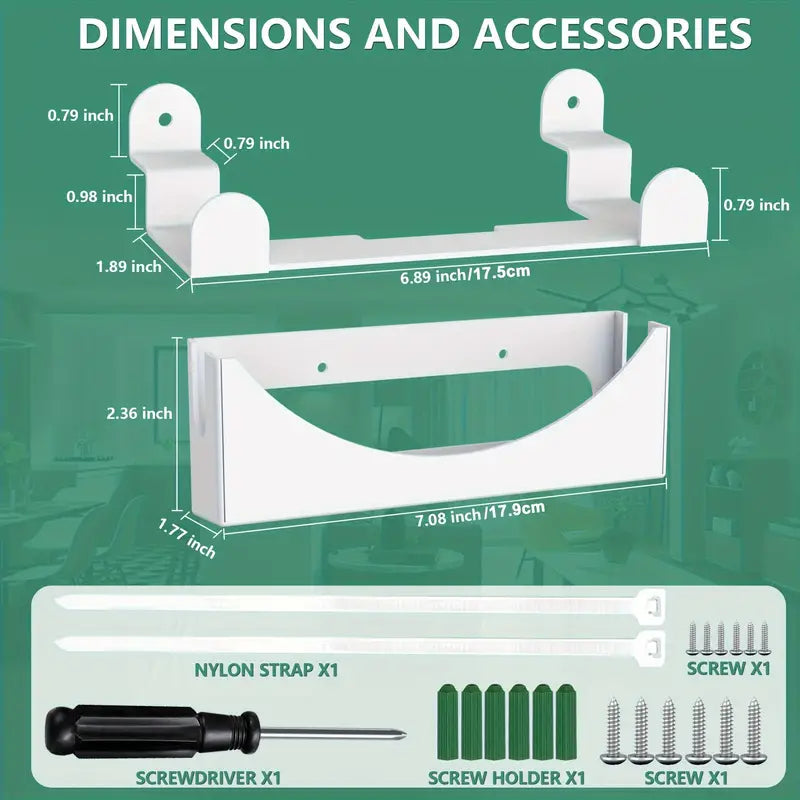 Starlink Gen 3 V3 Router & Power Supply Wall Mount Bracket