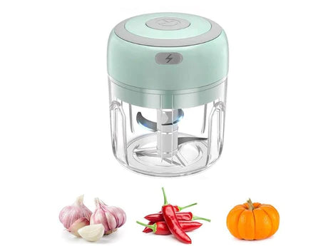 Kitchen 250ml Electric Garlic Crusher Vegetable Chopper