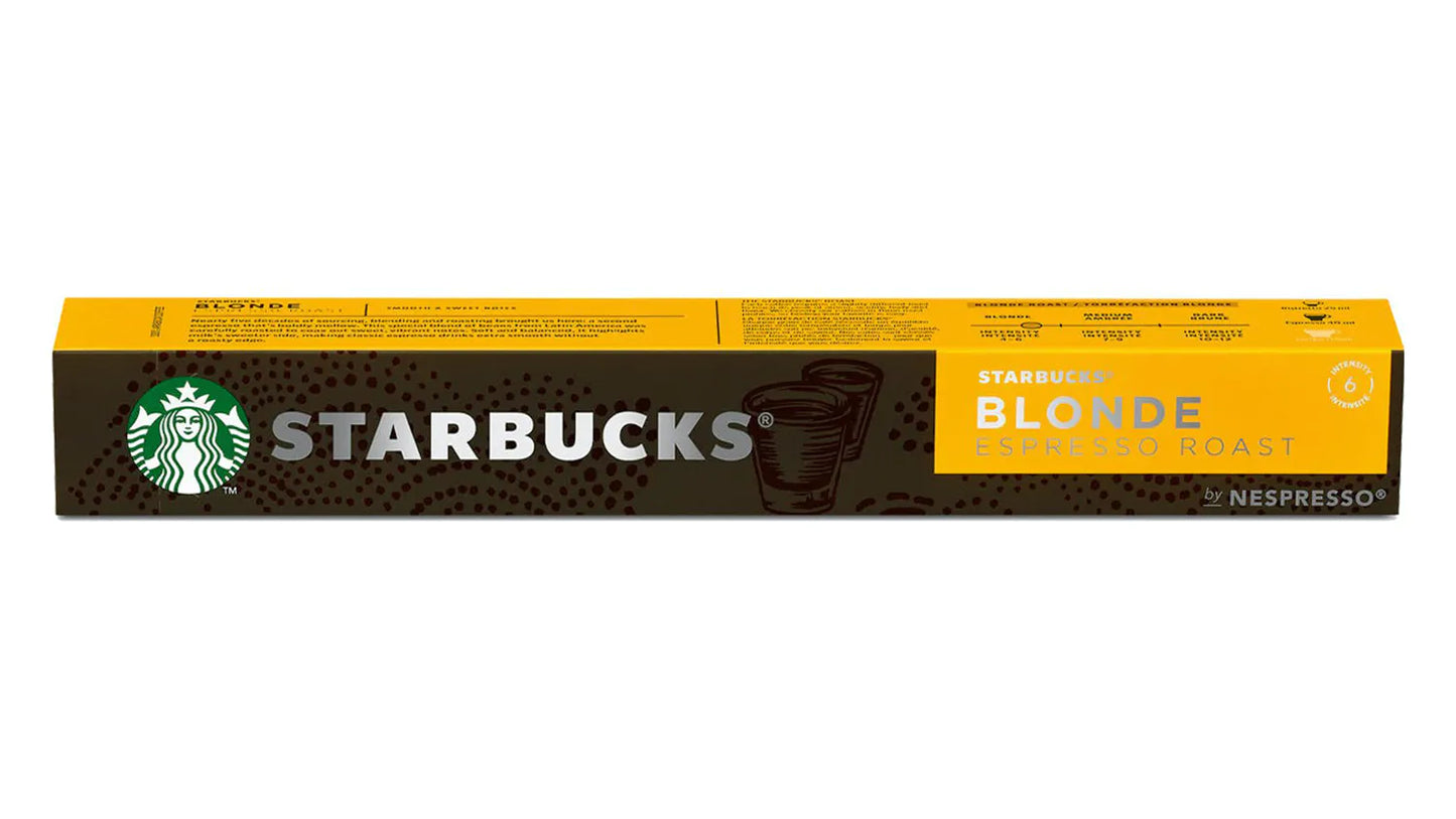 Hot Drinks Starbucks by Nespresso Blonde Espresso Coffee Capsules
