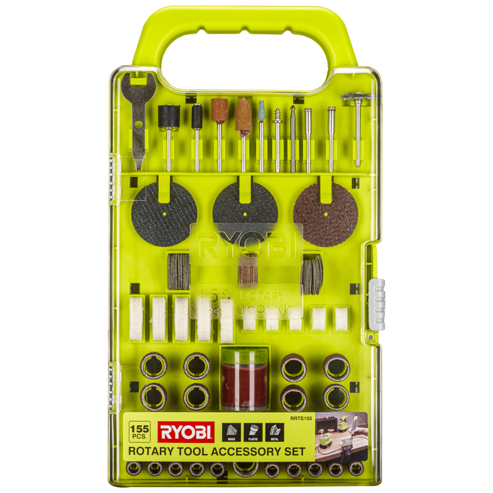 Tool Accessories - Ryobi 155 PIECE ROTARY TOOL SET