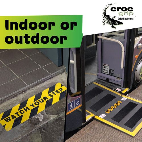 Safety Croc Grip 48mm x 5m 'Watch Your Step' Anti-Slip Tape