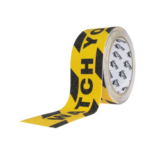 Safety Croc Grip 48mm x 5m 'Watch Your Step' Anti-Slip Tape