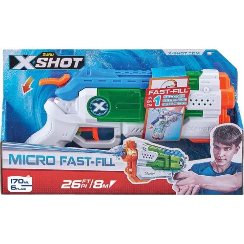 Kids X-Shot Water Warfare Micro Fast-Fill Water Blaster