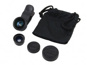 3 in 1 Fish Eye Micro Lens Kit for iPhone Samsung (4649260515385)