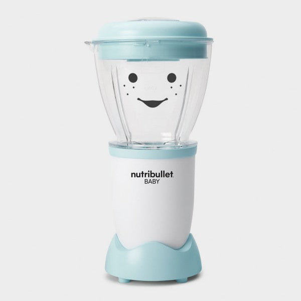 Baby Bullet White/Blue - (Great for blending baby food, veges, soft fruits) (6142277877912)