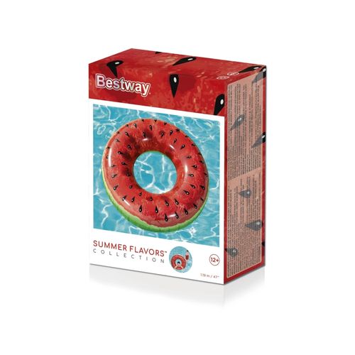 Pool H20GO! 119cm Watermelon Inflatable Summer Fruit Ring