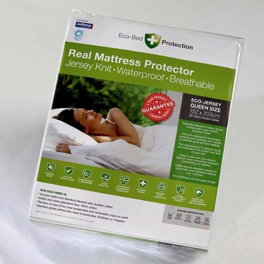 Beds Eco Bed Waterproof Sheet Protector Single