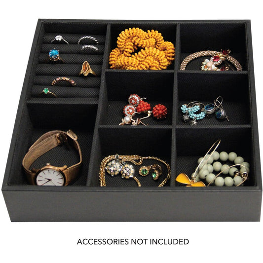 Ladies Sperling Modena Jewellery Organiser - Black