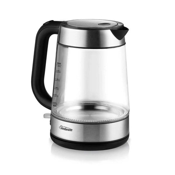 Kitchen Sunbeam Schott Capri Glass Kettle 1.7 Litre