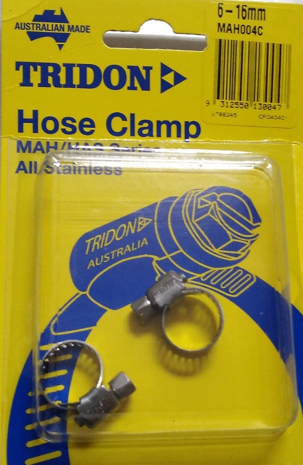 Fastenings - Hose Clamp (MH) 6-16MM CARD - MH004C
