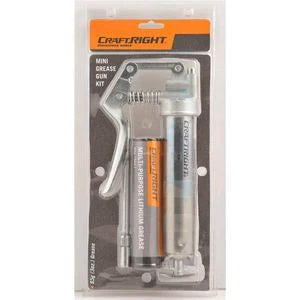 Hand Tools Craftright Mini Grease Gun Kit Chrome Finish