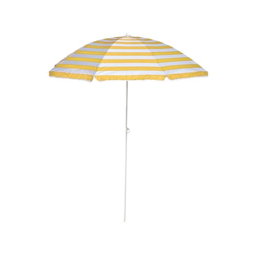 Marquee 1.8m Yellow Stripe Portable Umbrella