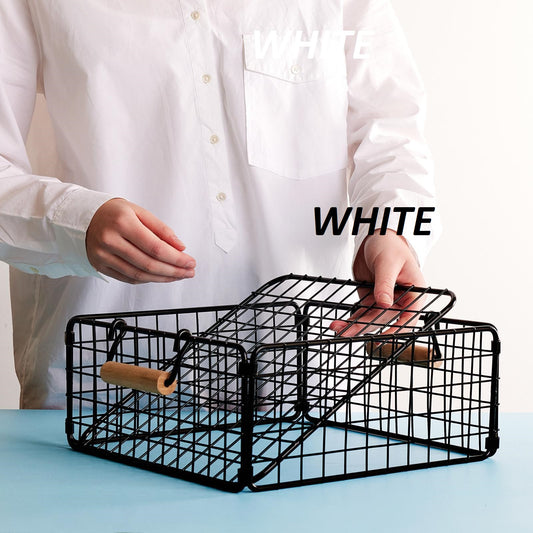 Kitchen Boxsweden Small White Toska Wire Basket