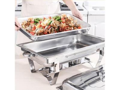 Kitchen Chafering' Dish Buffet Set Stainless Steel 11 L
