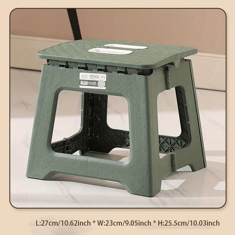 1pc Square Folding Stool for Adults GREEN