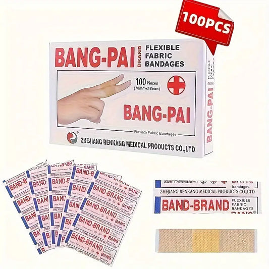 100-Pack BANG-PAI Flexible Fabric Adhesives