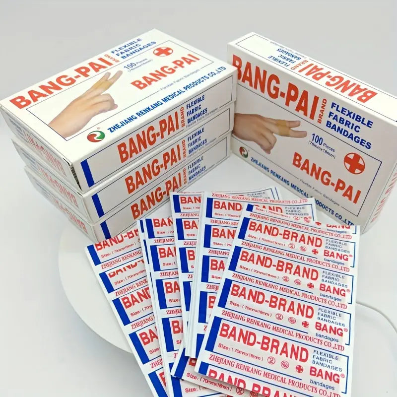 100-Pack BANG-PAI Flexible Fabric Adhesives