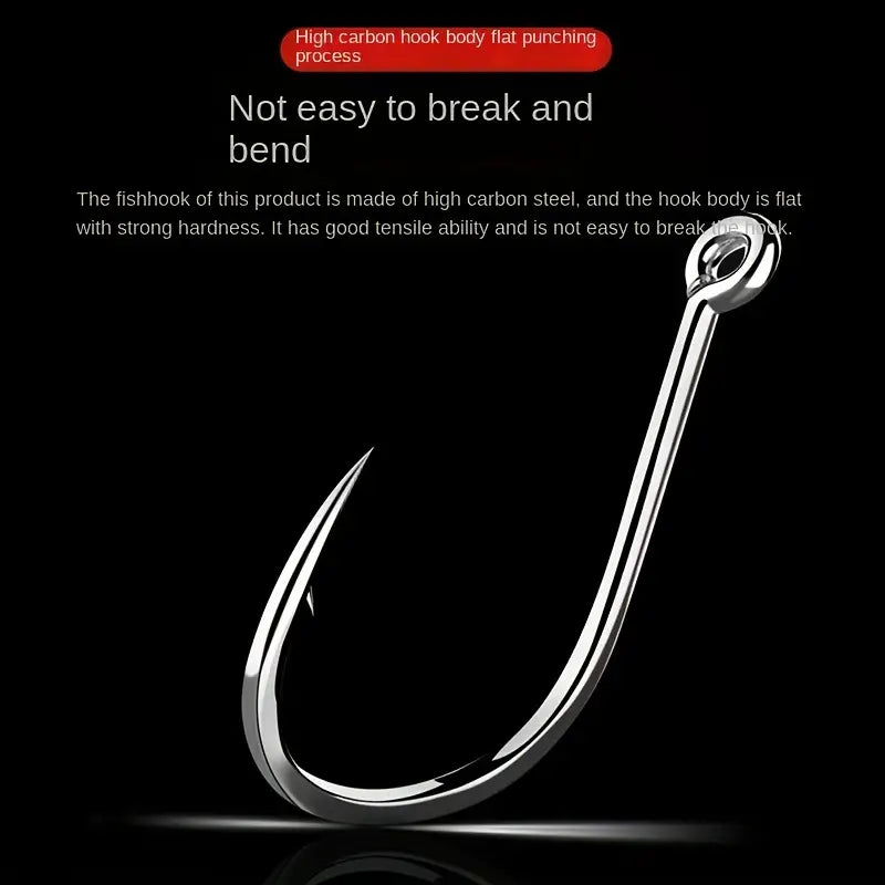 100pcs/set Stainless Steel Fish Hooks