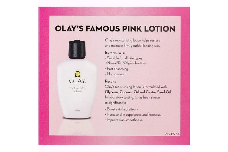 Ladies Olay Moisturising Lotion 150ml x 2 Value Pack