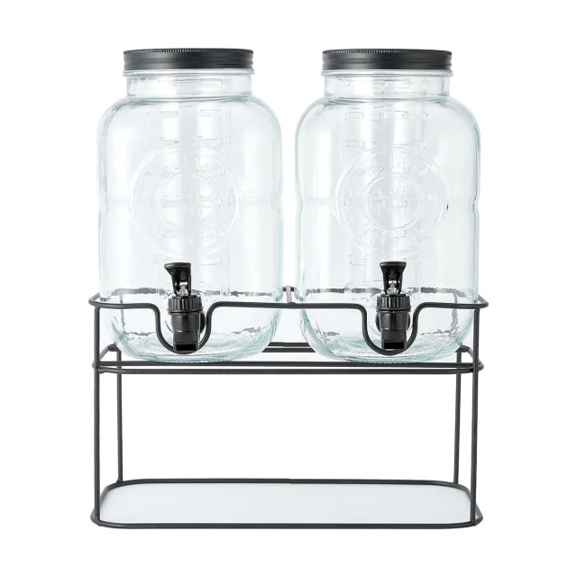 Dual Drink Dispenser with Stand