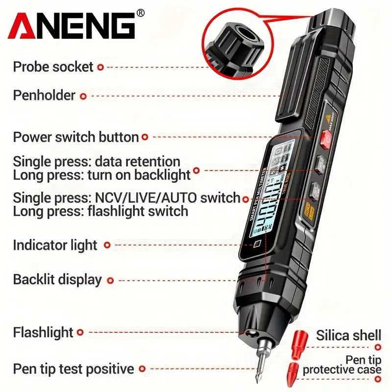 Electrical A3005 Digital Multimeter Pen Type