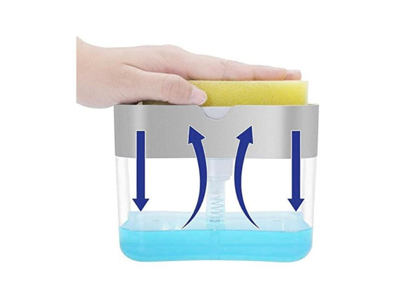 Soap Dispenser Pump With Sponge Manual Press