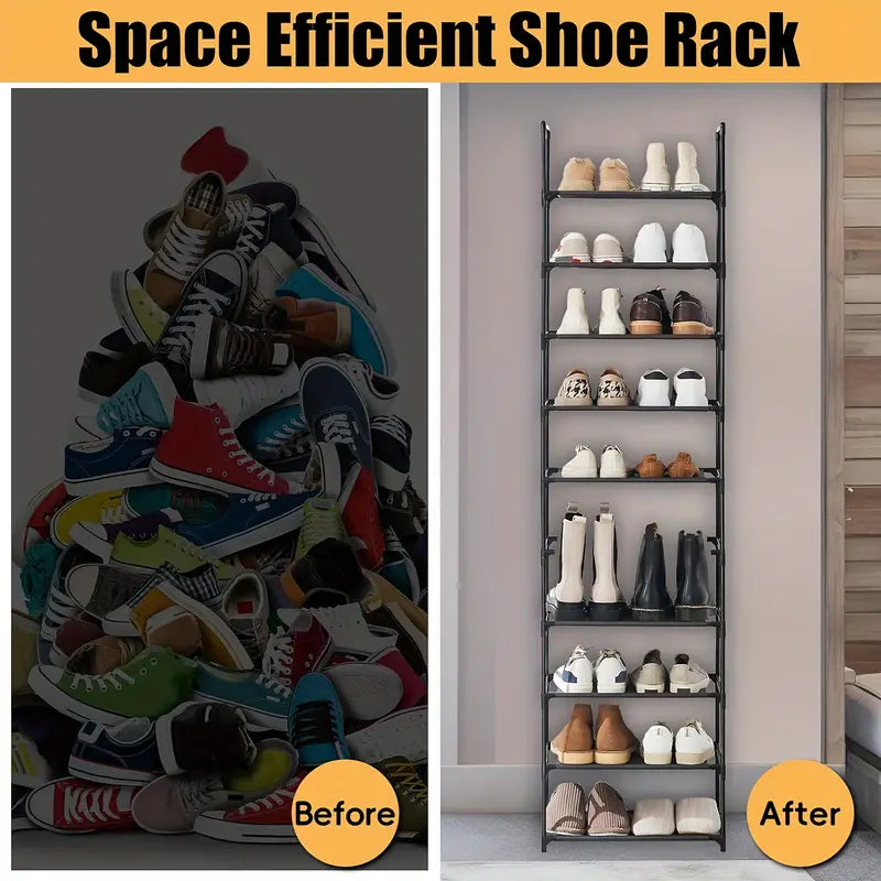 Shelving Space-Saving 10-Tier Shoe Rack