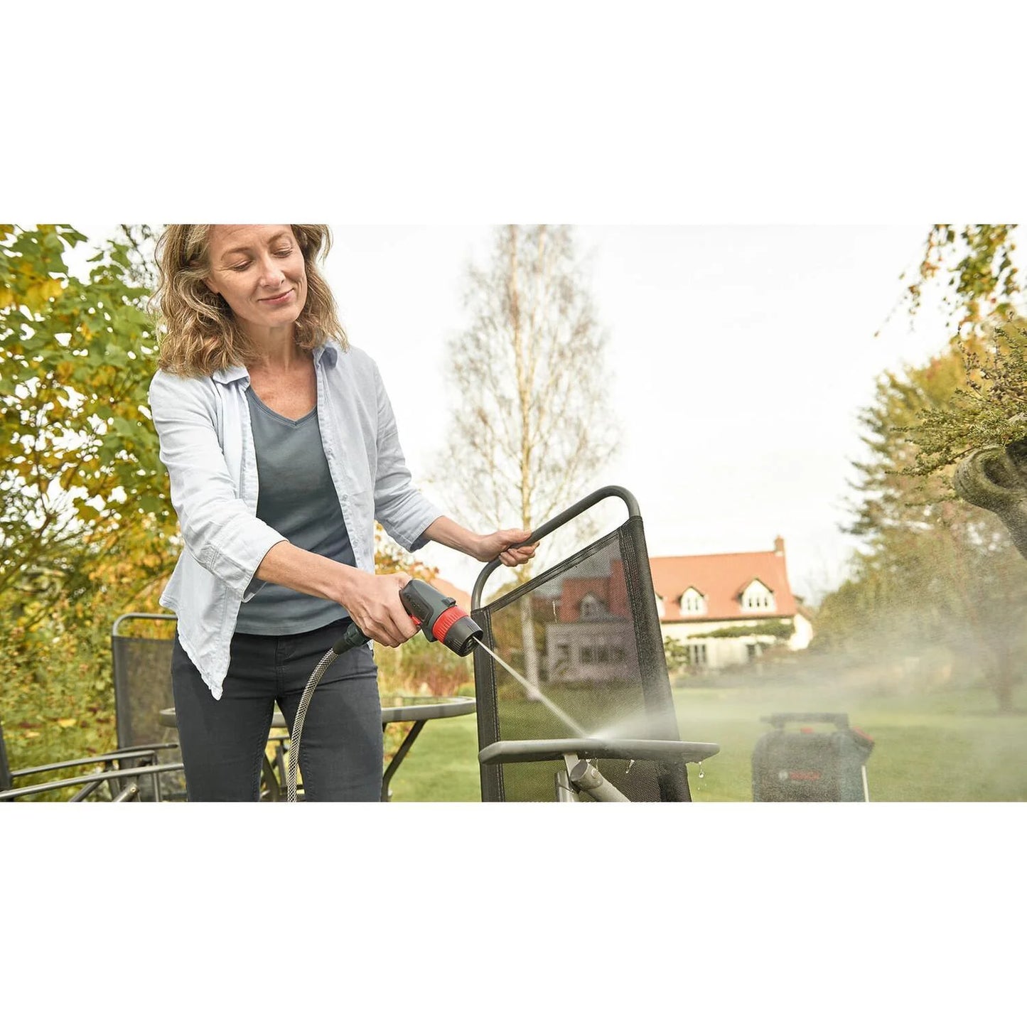 Garden Waterblaster Bosch Fontus Cordless Outdoor Cleaner Skin 18 Volt