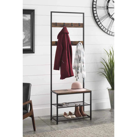 Shelviing Whitmor Modern Industrial Entryway Tower