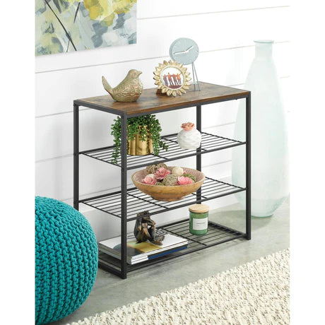 Shelving Whitmor Modern Industrial Shelves 4 Tier