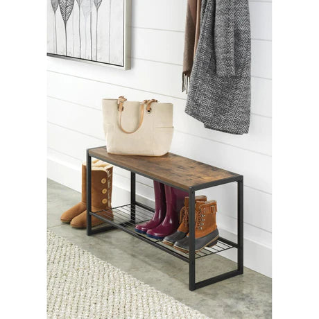 Shelving Whitmor Modern Industrial Entryway Bench