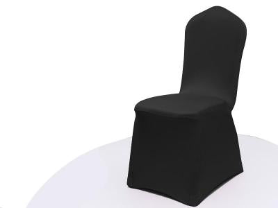 Catering 1PC Black Lycra Chair Covers