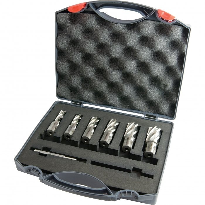 Tool Accessories - HSS Broach Drill Set - 6 Piece 14-24mm (Great set for Magnetic Drill)