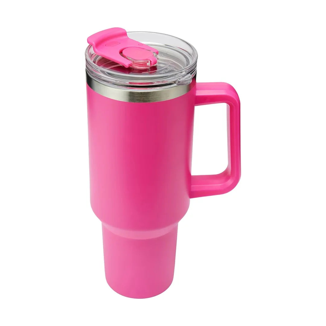 Kitchen 1.18L Pink Jumbo Tumbler with Handle